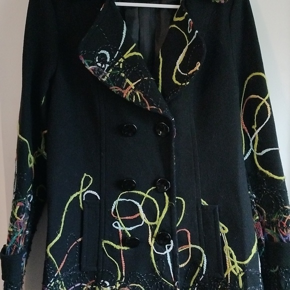 Neslay Paris black wool jacket size S - Picture 4 of 11